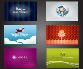 Business Card Logo Pack vectors graphic