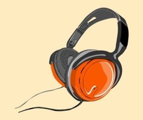Shiny Headphones vector