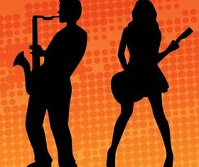 Musicians vector