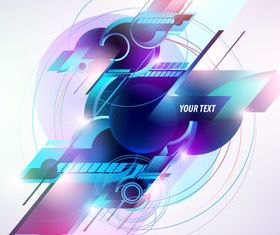 Shiny Concept background vector