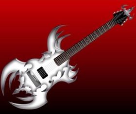 Hellraiser Guitar vector