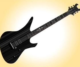 Schecter Guitar set vector