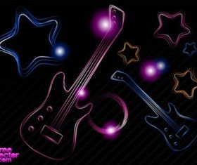 Neon Party design vector