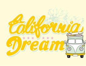 CaliforniDream background vector