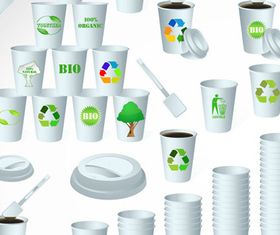 Paper Cups 1 vector