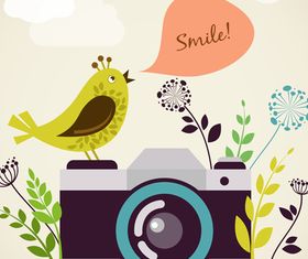 Vintage Cartoon Camer 5 vectors