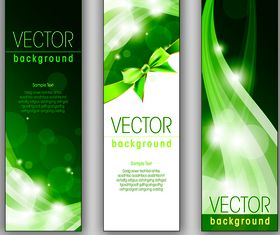 Floral dynamic green background 2 vector graphics