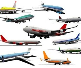 Different Airliner vector
