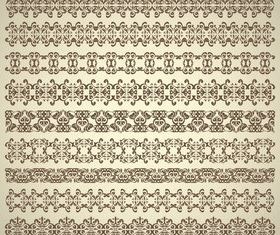 Ornate Floral background Vintage style 3 vector