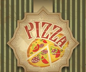 Vintage Pizzdesign 1 vector