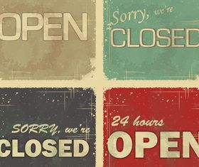 Open and Closed Labels vector