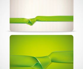 Color Ribbon and card 5 vector