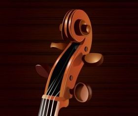 Violin Detail vectors