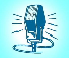 Vintage Mic vector