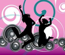 Music Design vector material