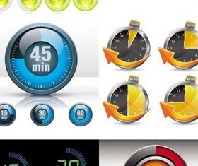 Watch and instrument vector