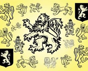 Lion Vectors Illustration