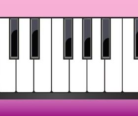 Piano Keys vector