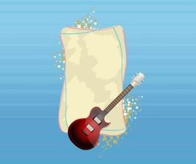 Guitar Layout vector