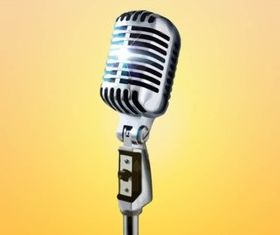 Microphone vector graphics