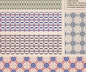 Retro Decorative pattern 2 vector