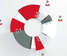 Infographics template 4 vector