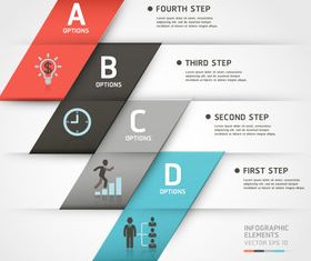 Infographics elements 1 set vector