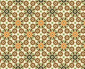 Classic floral pattern 1 vector graphics