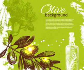 Vivid Olives 4 vector