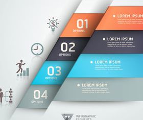 Figures infographics elements 1 vector