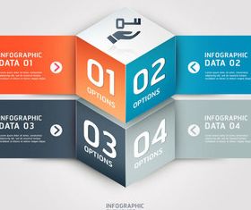 Figures infographics elements 5 vector