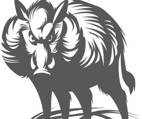 Animal Silhouettes set 17 vector