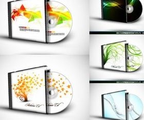 CD and CD box vector