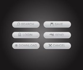 Web Buttons vector