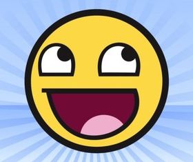 Awesome Face Meme vector