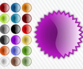 Shiny Badges vector