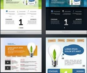 Color Site Templates creative vector
