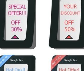 Offer Symbols graphic vector