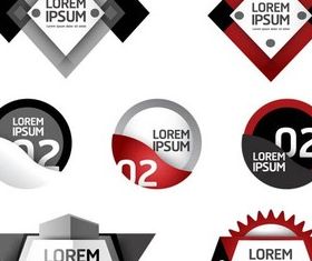 Infographic Symbols vectors graphic