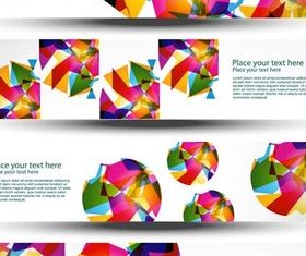 Creative Abstract Banners vector graphic
