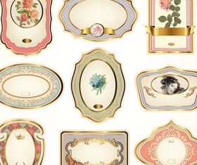 Luxury Golden Labels art vector