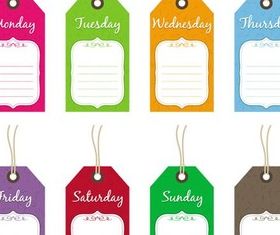 Different Color Elements art Illustration vector