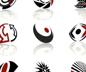 Dark Logotypes design vectors