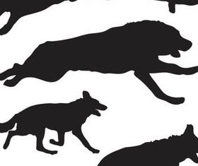 Different Wolves set vector