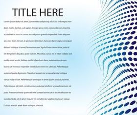 Halftone Wave Background vector