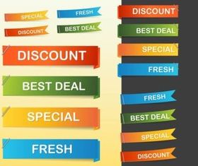 Glossy Web Banners Vectors set vector