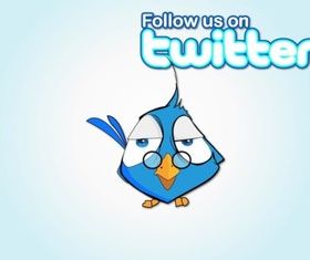 Follow Bird vector
