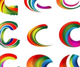 Creative Color Logotypes art vector
