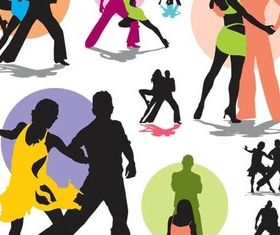 Latindancers free vector graphics