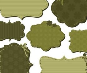 Stylish Labels free vector